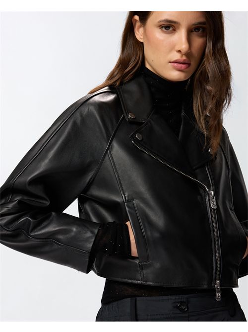 Chiodo cropped in nappa PINKO PINKO | 105368-A2HTZ99