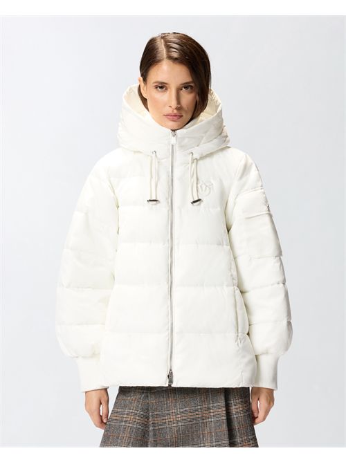 Piumino con cappuccio in tela tecnica PINKO PINKO | 105384-A2PEZ05