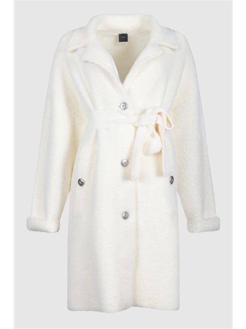 Cappotto Doppiopetto in Teddy con Cintura PINKO PINKO | 105415-A0DIZ13
