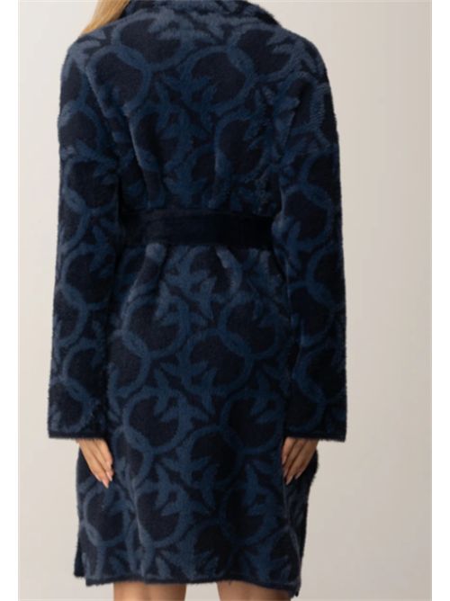 Cappotto effetto velluto jacquard con cintura PINKO PINKO | 105415-A2WYGG1
