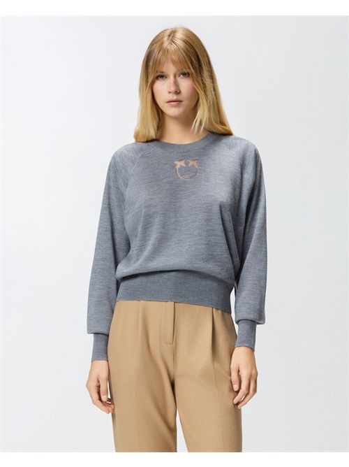 Maglia con logo Love Birds PINKO | 105417-A18MII2