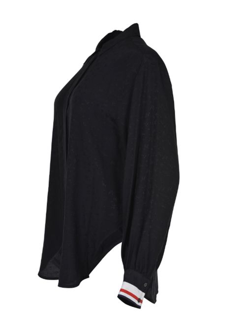 Camicia classica in viscosa jacquarda Cassata Pinko PINKO | 105434-A2PX-Z99