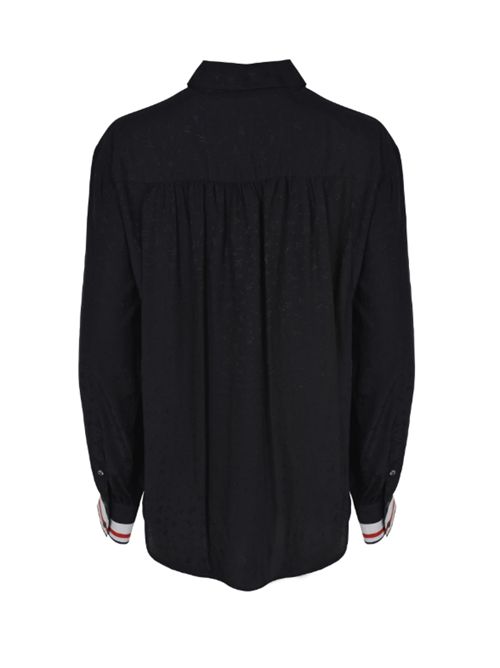 Camicia classica in viscosa jacquarda Cassata Pinko PINKO | 105434-A2PX-Z99