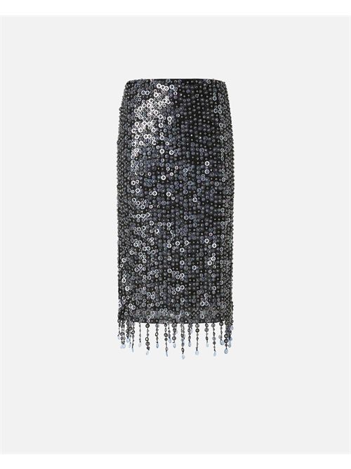 Gonna a tubino con paillettes e cristalli PINKO PINKO | 105469-A2QM1GZE
