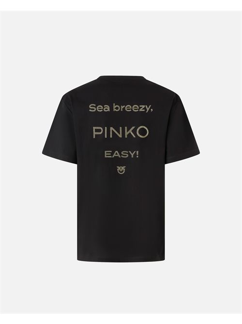 t-shirt logo strass PINKO PINKO | 105526-A2RMZ99