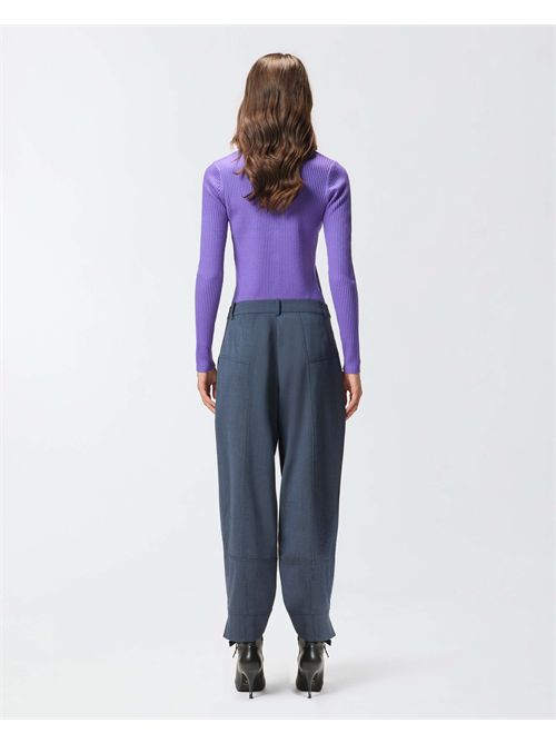 Pantaloni balloon in lana armaturata PINKO | 105533-A2SN-G07