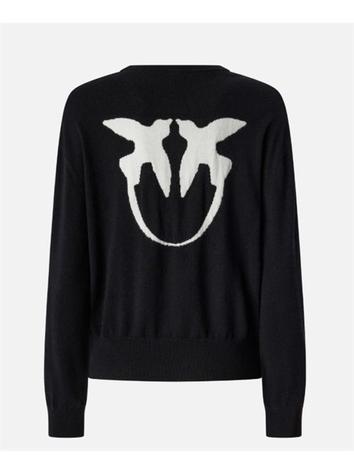 Maglione con maxi logo Love Birds Pinko PINKO | 105561-A2SIZZ2