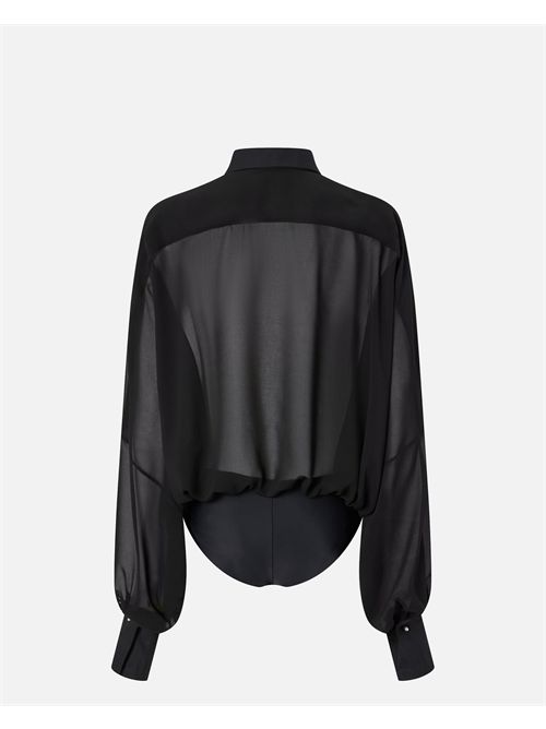 Body in stile camicetta di chiffon PINKO PINKO | 105571-A2VNZ99