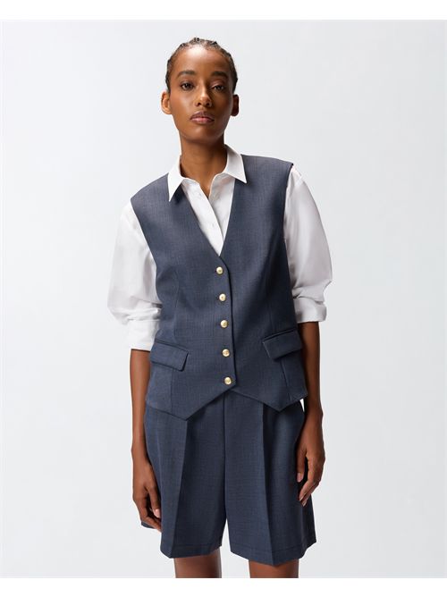 Gilet elegante in lana armaturata PINKO PINKO | 105664-A2SN-G07