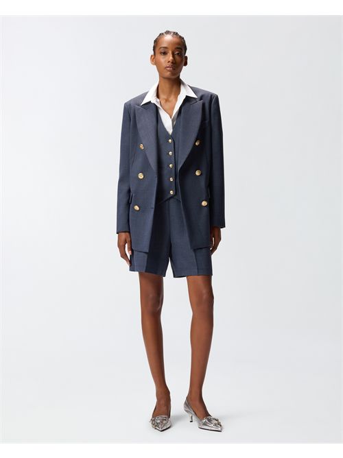 Gilet elegante in lana armaturata PINKO PINKO | 105664-A2SN-G07