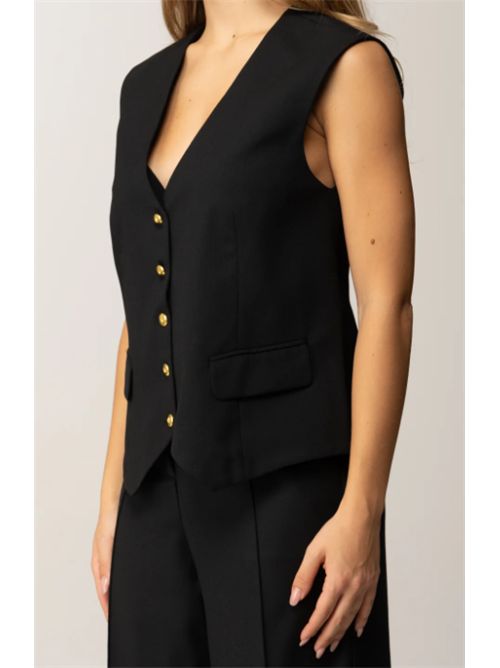 Gilet In Lana con Bottoni GioielloNERO LIMOUSINE PINKO PINKO | 105664-A2SN-Z99