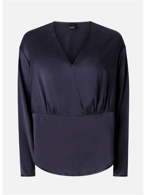 Blusa a maniche lunghe in satin stretch Pinko PINKO | 105699-A2JRGA3