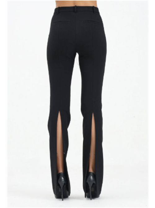 Pantaloni lunghi slim in viscosa tecnica stretch con spacchi sul retro Pinko PINKO | 105706-A2R9Z99