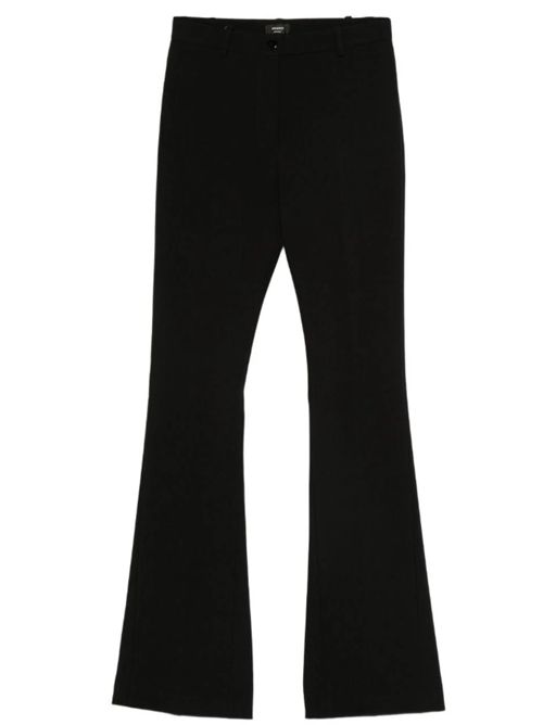 Pantaloni lunghi slim in viscosa tecnica stretch con spacchi sul retro Pinko PINKO | 105706-A2R9Z99