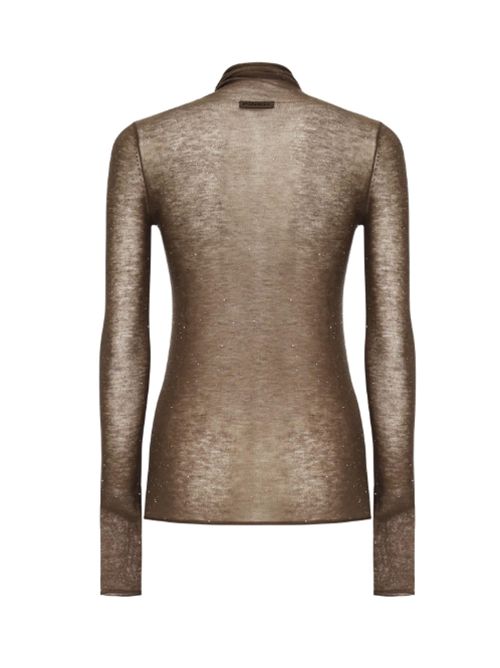 Maglia a collo alto in lana con micro paillettes Pinko PINKO | 105821-A2PM-L73