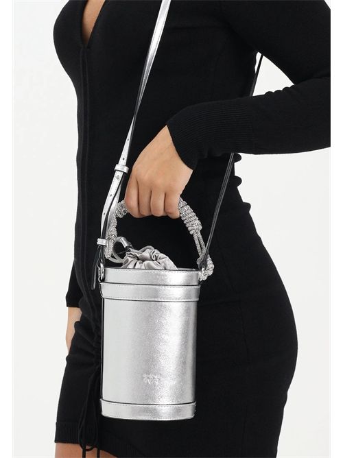 PINKO Mini bucket argento da donna PINKO | 105910-A291ZZFN