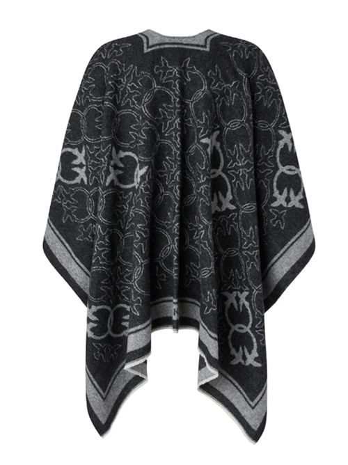 Mantella Jacquard con Stampa Logo nero/grigio Pinko PINKO | 105965-A2ZI-ZI2