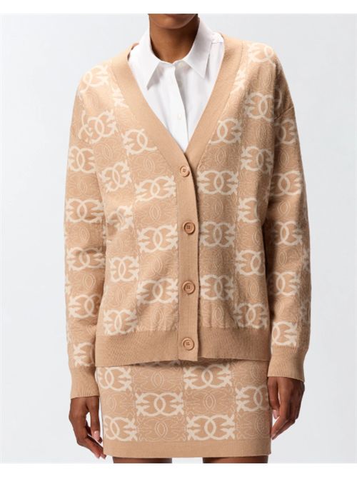 Cardigan con logo Love Birds Pinko PINKO | 106042-A2YD-C4Z