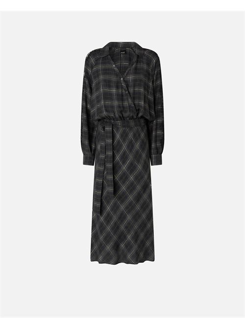 Vestito lungo a quadri con pizzo PINKO PINKO | 106101-A30DIK1