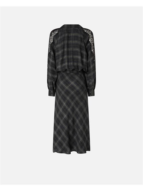 Vestito lungo a quadri con pizzo PINKO PINKO | 106101-A30DIK1