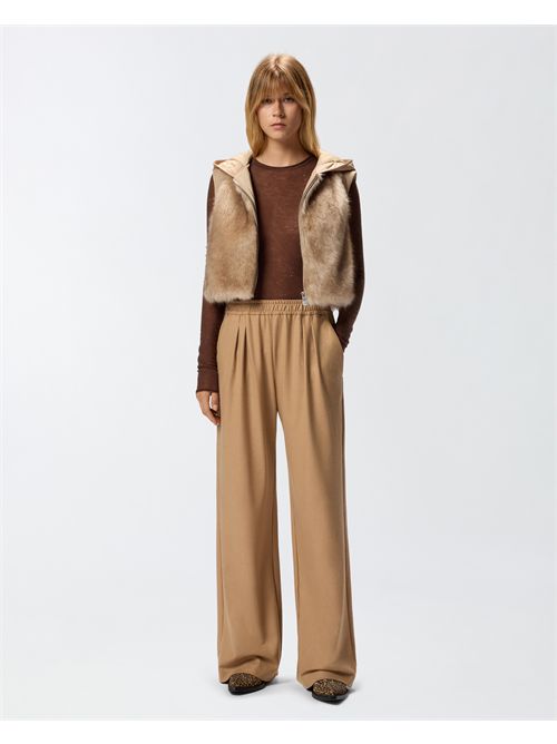 Pantaloni a gamba larga in misto lana PINKO PINKO | 106118-A2ZUMOC