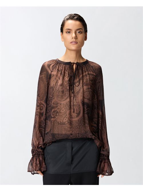 Blusa con stampa cachemire Pinko PINKO | 106765-A389-ZL1