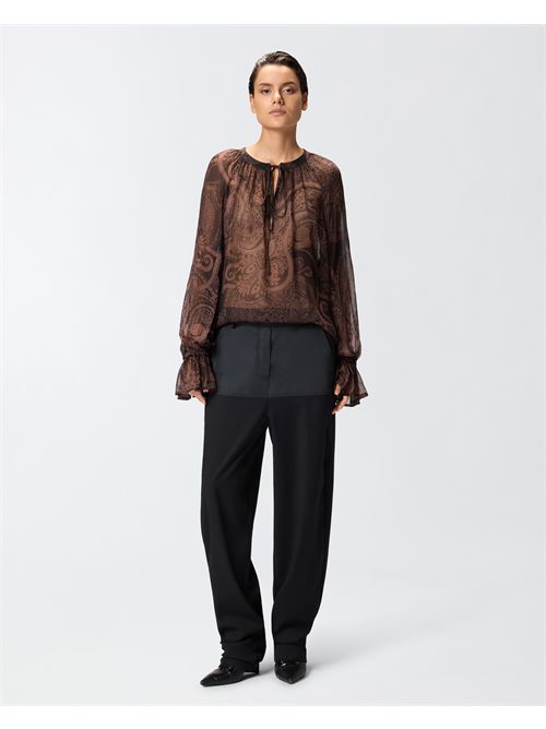 Blusa con stampa cachemire Pinko PINKO | 106765-A389-ZL1