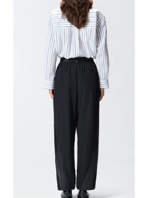 Pantaloei in tela tecnica con dettegli effetto pelle Bombolone Pinko PINKO | 106808-A3AK-Z99