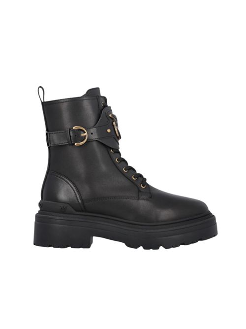 Anfibio in pelle con cinturino logato davanti Mia 07 Pinko PINKO | SD0147-P001Z99