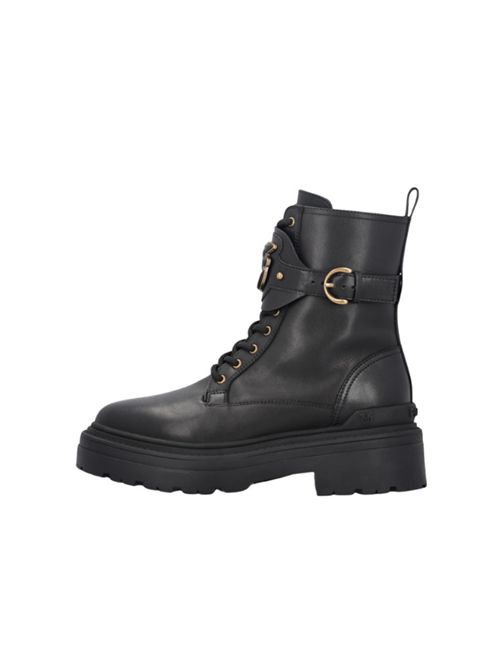 Anfibio in pelle con cinturino logato davanti Mia 07 Pinko PINKO | SD0147-P001Z99