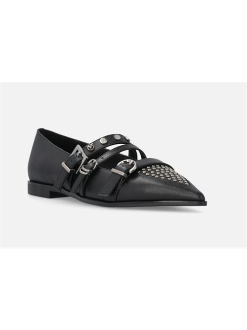 Ballerina a punta in pelle con borchie Zulema 02 Pinko PINKO | SD0371-P001Z99