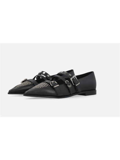 Ballerina a punta in pelle con borchie Zulema 02 Pinko PINKO | SD0371-P001Z99