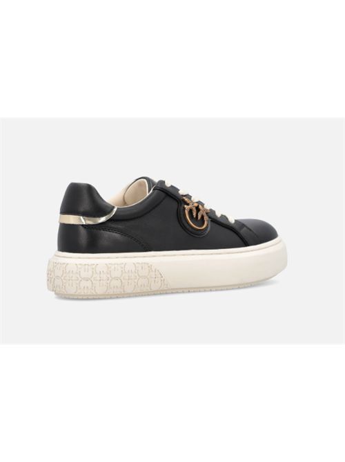 Sneakers flatform con suola alta e logo in metallo Yoko 01 Pinko PINKO | SS0003-P014ZI8
