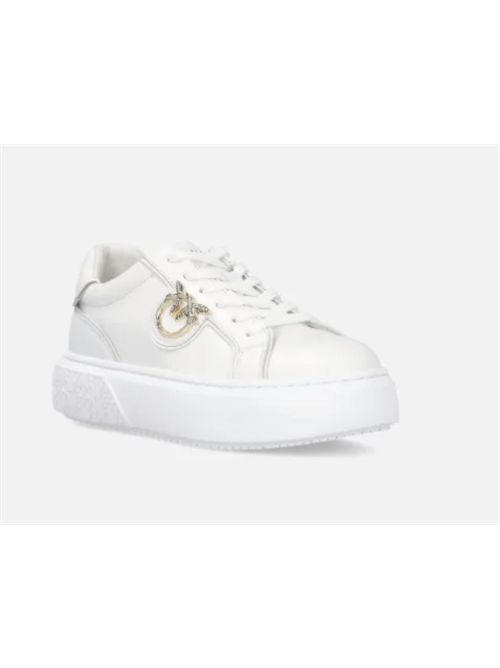 Sneakers flatform con suola alta e logo in metallo Yoko 01 Pinko PINKO | SS0003-P014ZIA