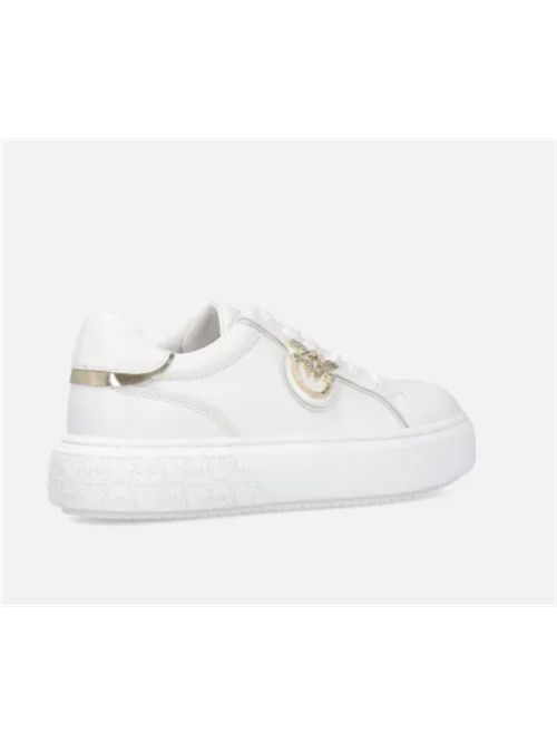 Sneakers flatform con suola alta e logo in metallo Yoko 01 Pinko PINKO | SS0003-P014ZIA