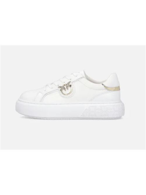 Sneakers flatform con suola alta e logo in metallo Yoko 01 Pinko PINKO | SS0003-P014ZIA