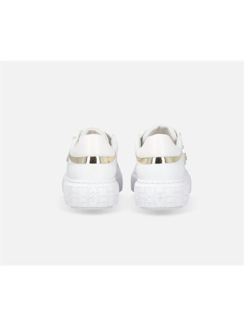 Sneakers flatform con suola alta e logo in metallo Yoko 01 Pinko PINKO | SS0003-P014ZIA