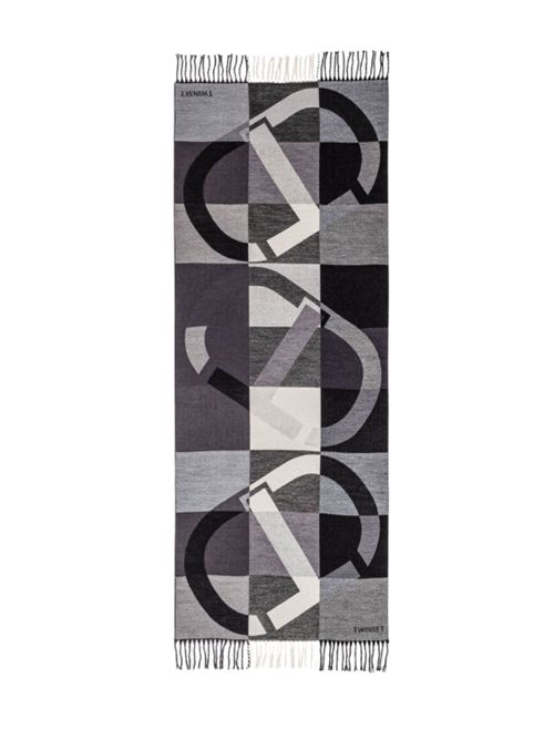 Stola con motivo grafico a contrasto Twinset TWINSET | 252TA417012609